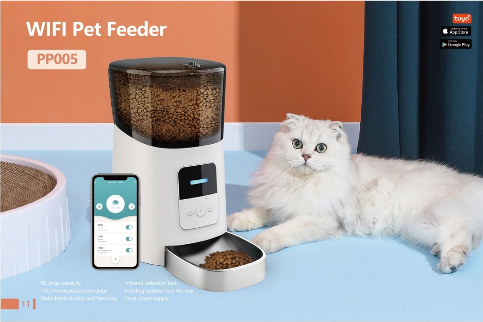 Pet Feeder Wholesale Smart Pet Feeder and Pet Water Fountain