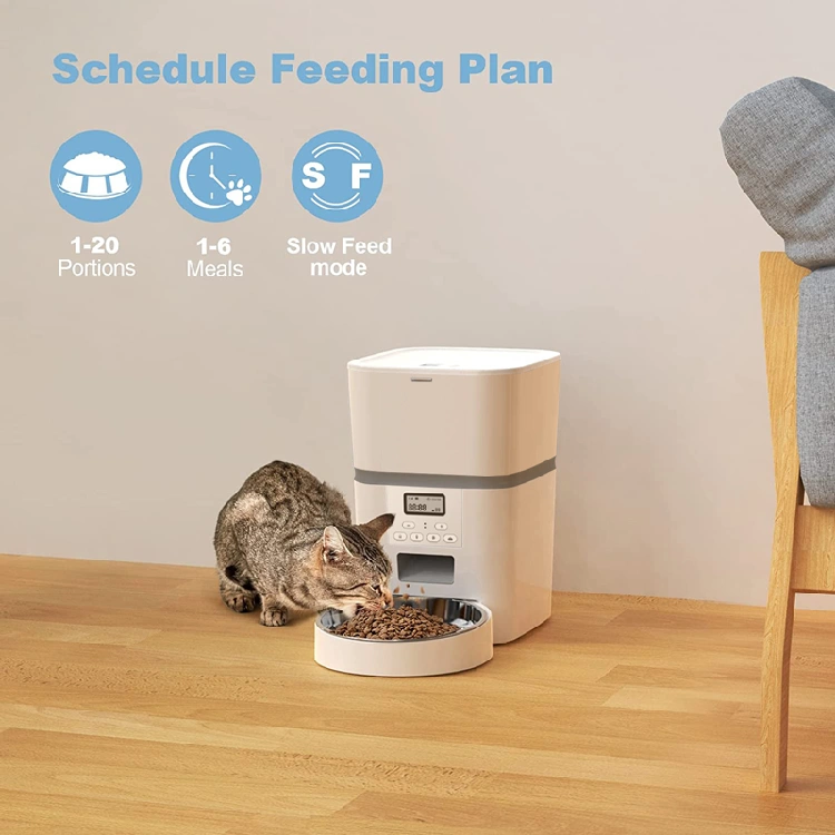 Petrust®️ QQ002 Automatic Pet Feeder Detailed Image1 Petrust®️ QQ002 Pet Feeder with LCD Display