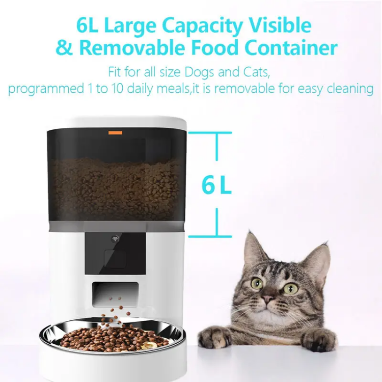 Petrust®️ QQ003 WiFi Pet Feeder Detailed Image3 Petrust®️ QQ003 Smart WiFi Pet Feeder