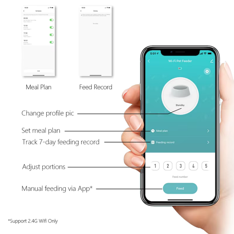 Petrust®️ QQ003 WiFi Pet Feeder Detailed Image7 Petrust®️ QQ003 Smart WiFi Pet Feeder