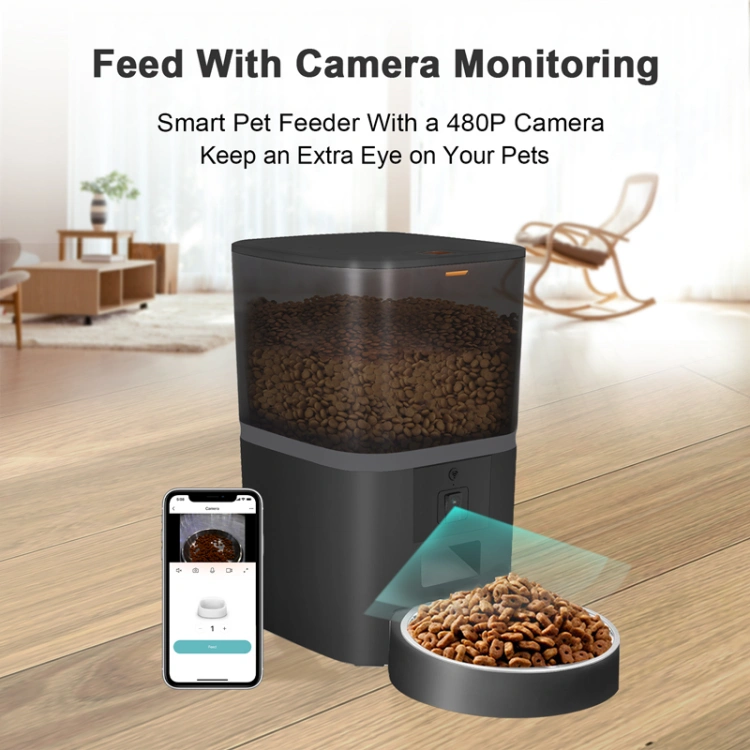 Petrust®️ QQ005 480P Camera WiFi Pet Feeder Detailed Image3 Petrust®️ QQ005 WiFi Pet Feeder with Camera