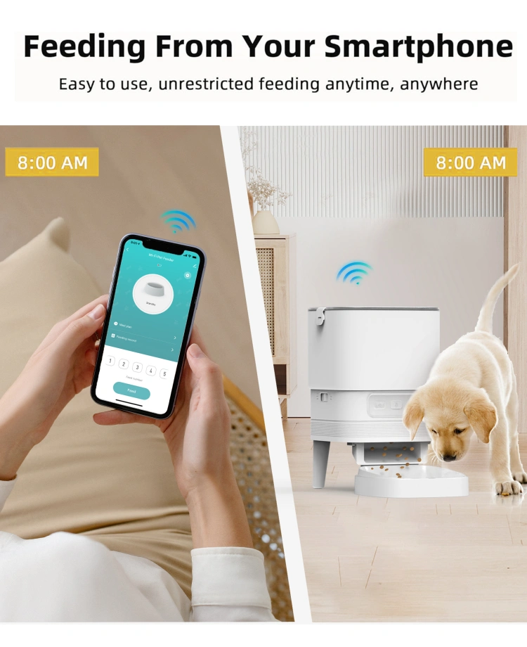 Petrust®️ PF13 WiFi Pet Feeder Detailed Image4 1 Automatic Pet Feeder Manufacturers (2026): Compare OEM Suppliers, Costs, Hidden Risks & Best Options