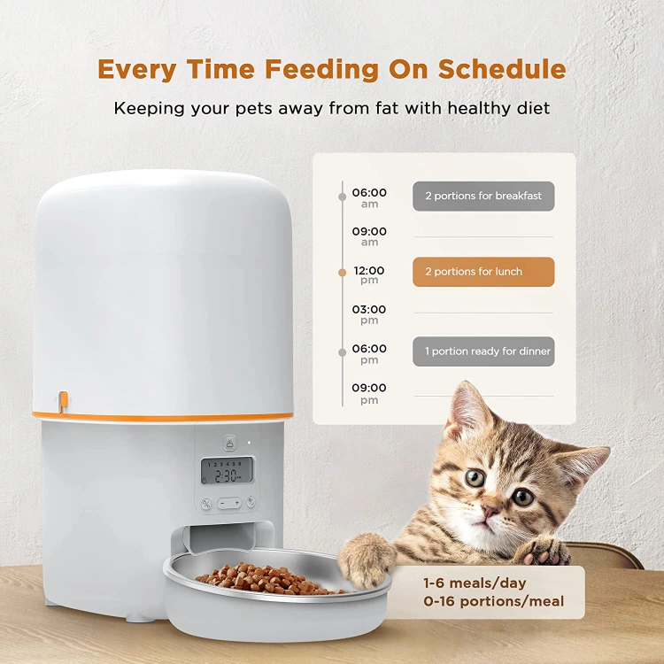 Petrust®️ PF01 Automatic Pet Feeder Detailed Image9 Petrust®️ PF01 Pet Feeder with LCD Display