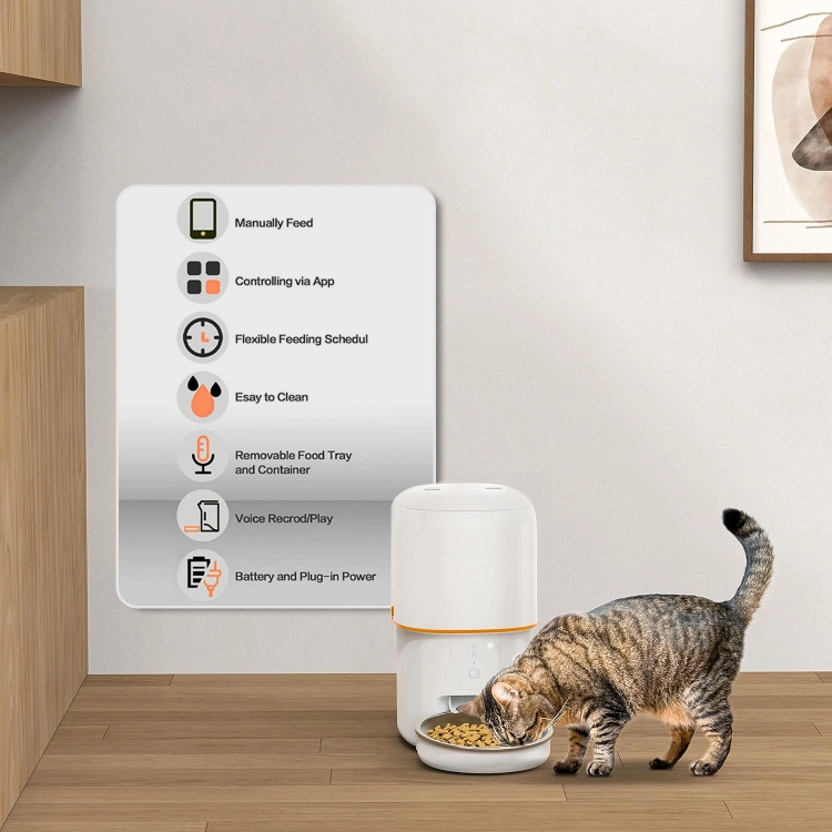 Petrust®️ PF02 WiFi Pet Feeder Detailed Image4 Petrust®️ PF02 Smart Wifi Pet Feeder