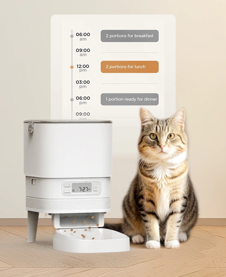 Petrust®️ PF11 Automatic Pet Feeder Detailed Image7 Petrust®️ PF11 Pet Feeder with LCD Display