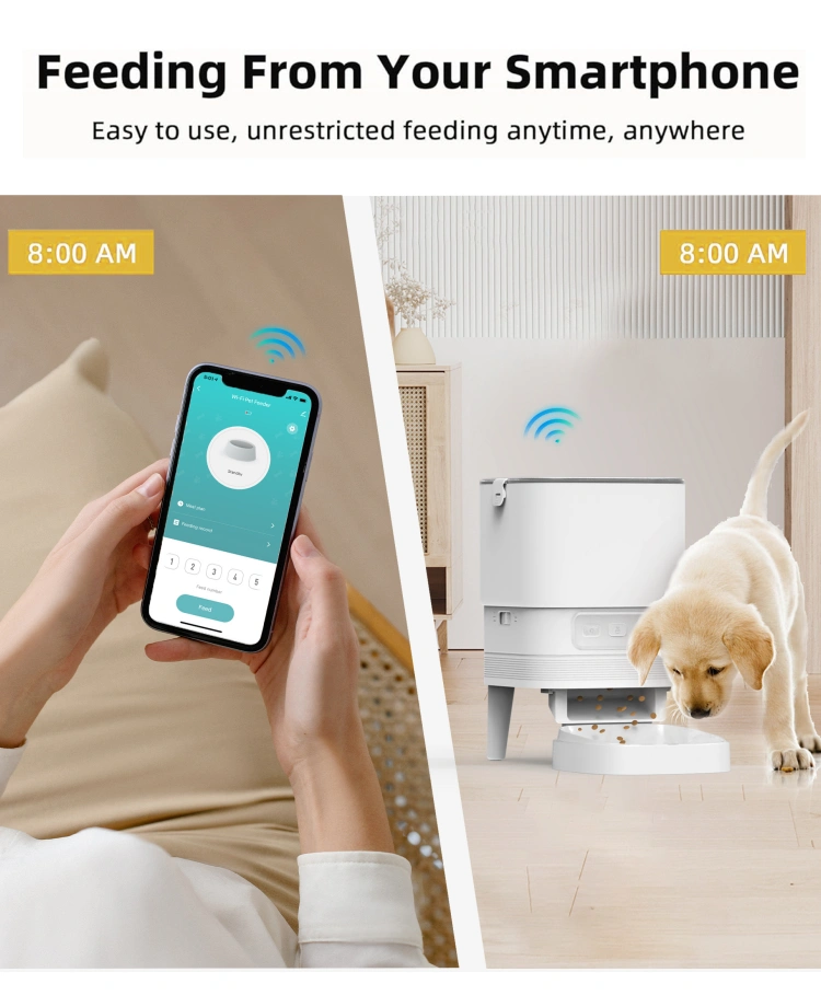 Petrust®️ PF13 WiFi Pet Feeder Detailed Image4 Petrust®️ PF13 Smart Wifi Pet Feeder