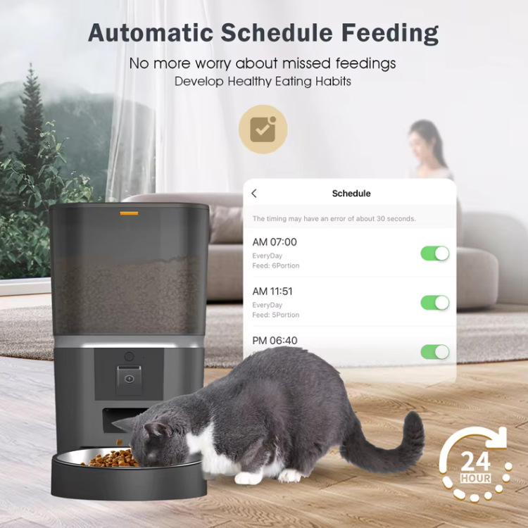 Petrust®️ QQ009 Smart WiFi Pet Feeder with 1080P Camera Detailed Image2 Petrust®️ QQ009 WiFi Pet Feeder with Camera