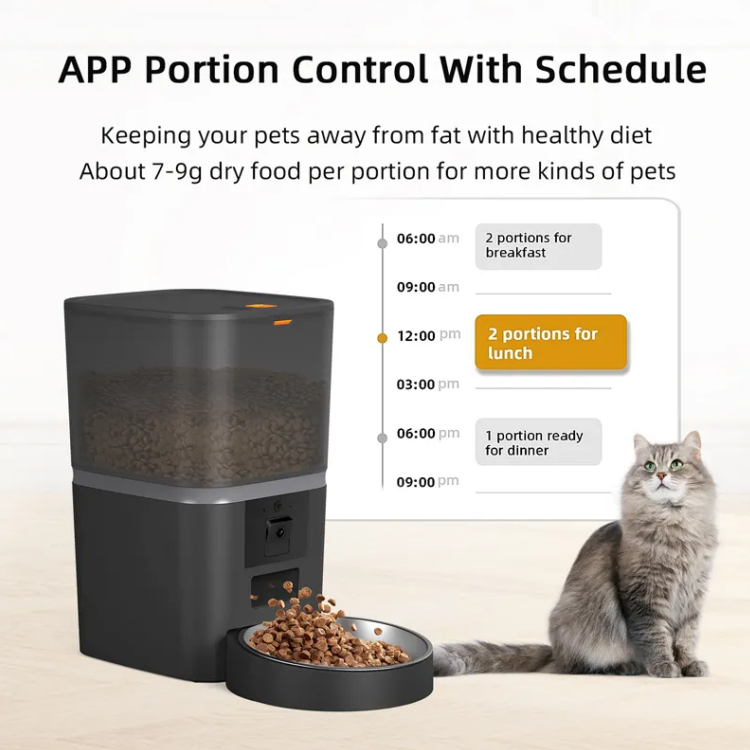 Petrust®️ QQ009 Smart WiFi Pet Feeder with 1080P Camera Detailed Image5 Petrust®️ QQ009 WiFi Pet Feeder with Camera