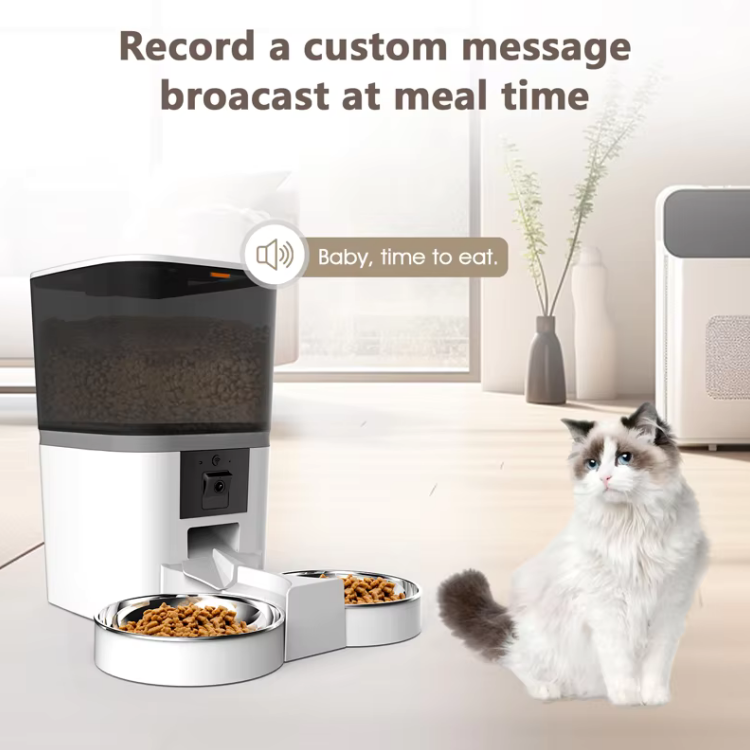 Petrust®️ QQ009 Smart WiFi Pet Feeder with 1080P Camera Detailed Image7 Petrust®️ QQ009 WiFi Pet Feeder with Camera