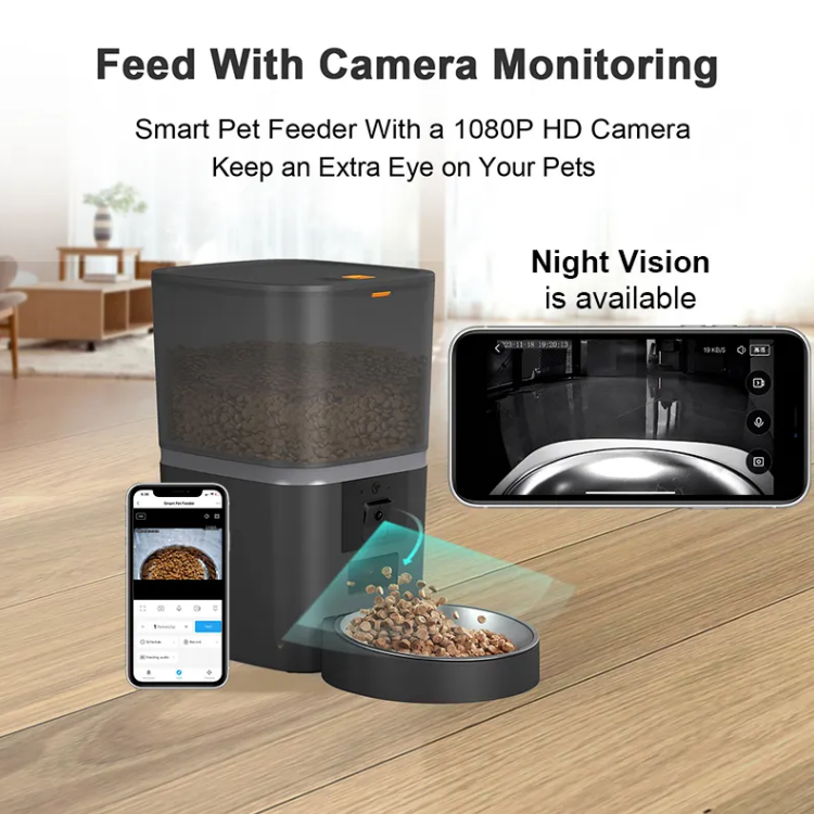 Petrust®️ QQ009 Smart WiFi Pet Feeder with 1080P Camera Detailed Image8 Petrust®️ QQ009 WiFi Pet Feeder with Camera