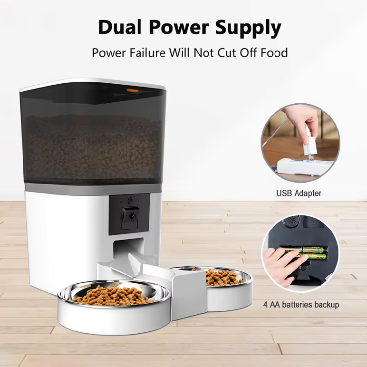 Petrust®️ QQ009 Smart WiFi Pet Feeder with 1080P Camera Detailed Image9 Petrust®️ QQ009 WiFi Pet Feeder with Camera