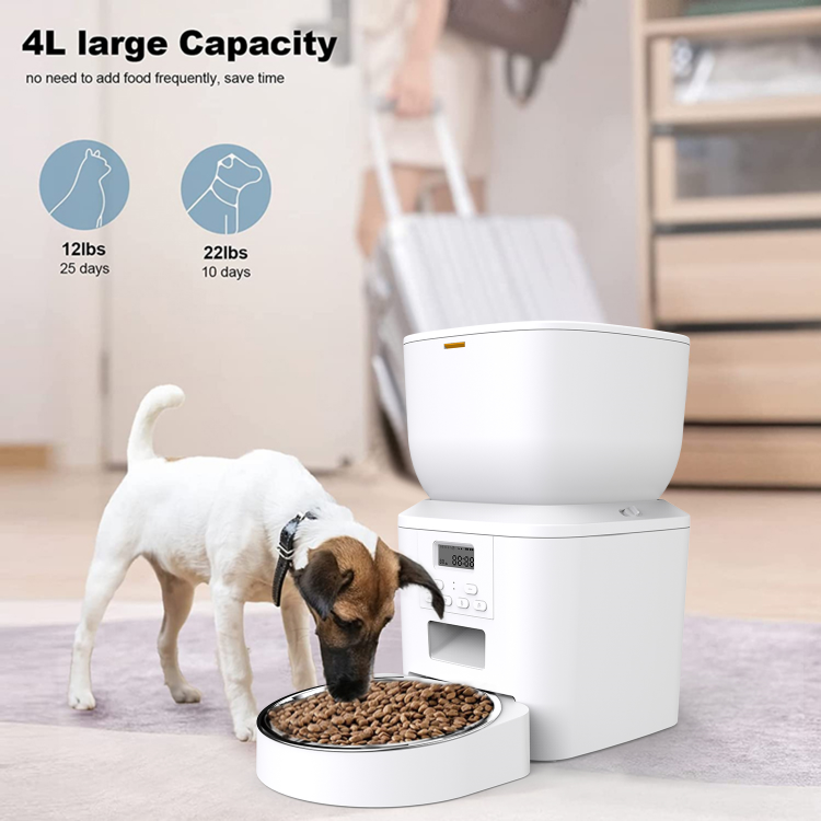 Petrust®️ QQ022 Automatic Pet Feeder Detailed Image3 1 Petrust®️ QQ022 Smart Pet Feeder with Voice Recording