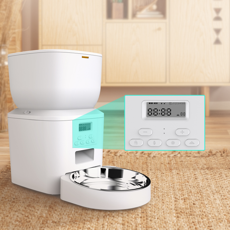 Petrust®️ QQ022 Automatic Pet Feeder Detailed Image4 1 Petrust®️ QQ022 Smart Pet Feeder with Voice Recording