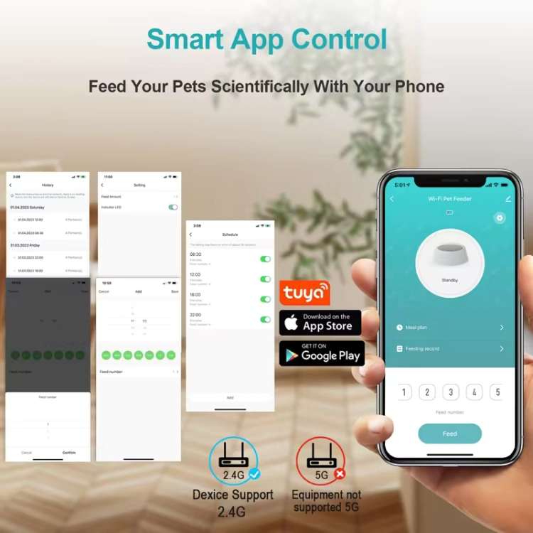 Petrust®️ QQ023 WiFi Pet Feeder Detailed Image5 Petrust®️ QQ023 Smart WiFi Pet Feeder