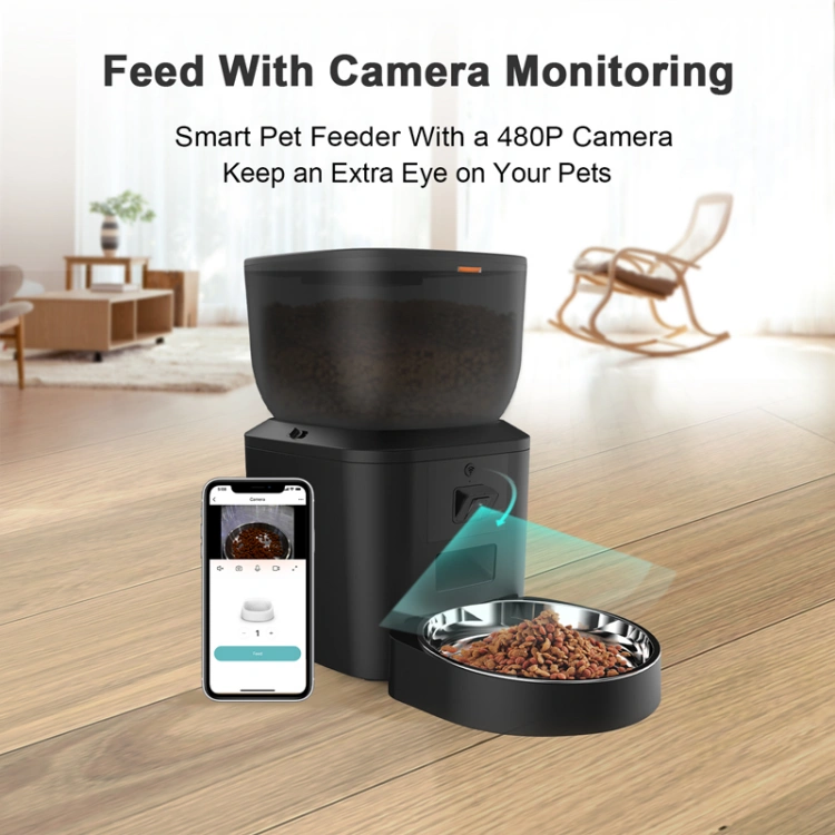 Petrust®️ QQ025 480P Camera WiFi Pet Feeder Detailed Image1 Petrust®️ QQ025 WiFi Pet Feeder with Camera