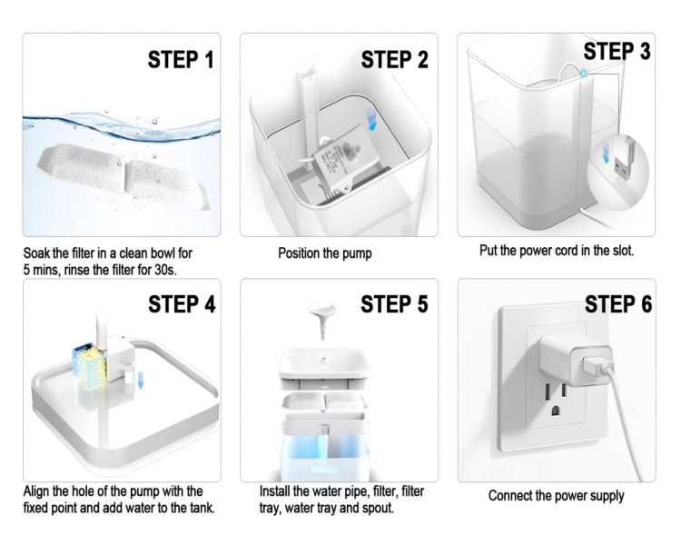 Petrust®️ WF004 Smart Pet Water Fountain Detailed Image10 Petrust®️ WF004 Smart WiFi Pet Water Fountain