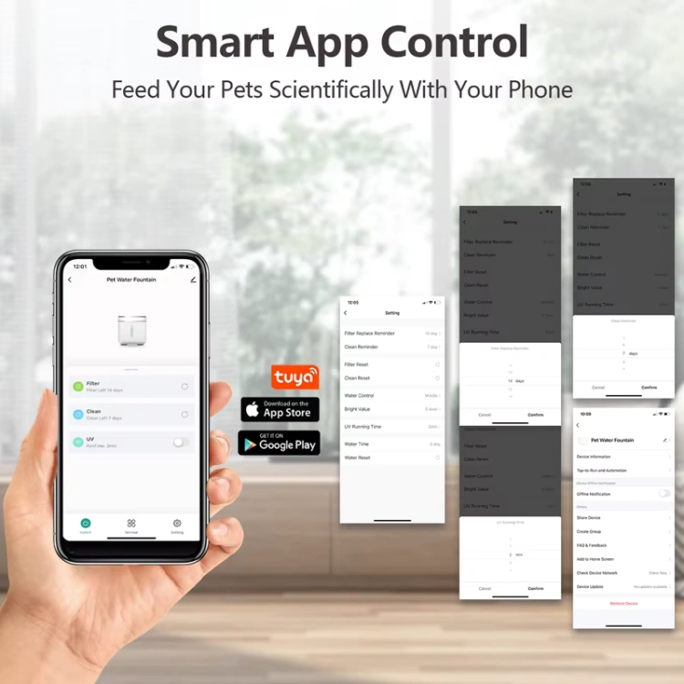 Petrust®️ WF004 Smart Pet Water Fountain Detailed Image9 Petrust®️ WF004 Smart WiFi Pet Water Fountain