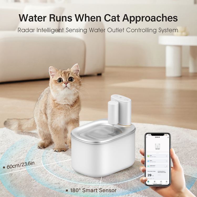 Petrust®️ WF117 Battery Operated WiFi Pet Water Fountain Detailed Image2.1 Petrust®️ WF117 Smart WiFi Pet Water Fountain