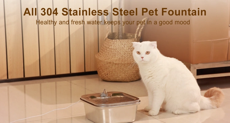 Petrust®️ WF118 Smart WiFi Pet Water Fountain Stainless Detailed Image8 Petrust®️ WF118 Smart WiFi Pet Water Fountain