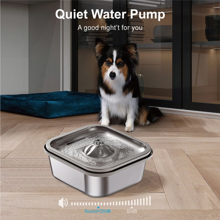 Petrust®️ WF118A Smart WiFi Pet Water Fountain Stainless Detailed Image1 Petrust®️ WF118 Smart WiFi Pet Water Fountain