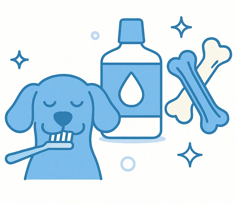 Pet Business Ideas 6 Pet Dental Care Products of 15 Profitable Pet Business Ideas You Can Start in 2025 Pet dental care products like mouthwash and toothbrush chews – growing Pet Business Ideas for health.