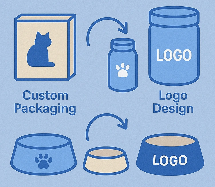 Pet Product Manufacturer Customize Packaging Color and Logo of Finding Best Pet Product Manufacturer: 10 Must-Ask Questions Custom logo and packaging services from a professional pet product manufacturer