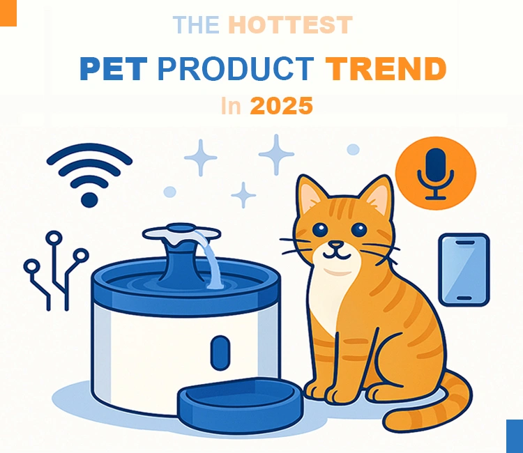 0 Smart Cat Water Fountain Pet product trend of Smart Cat Water Fountain: Why It’s the Hottest Product Trend 2025 Smart Cat Water Fountain identified as the hottest pet product trend for 2025 with a curious cat reaching for it on the table