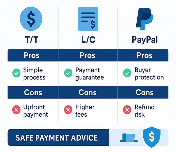 10 How to Pay Safely When You Import Smart Cat Litter Box from China of The Ultimate Guide to Import Smart Cat Litter Box from China 2025 Safe payment options when you import smart cat litter box from China.