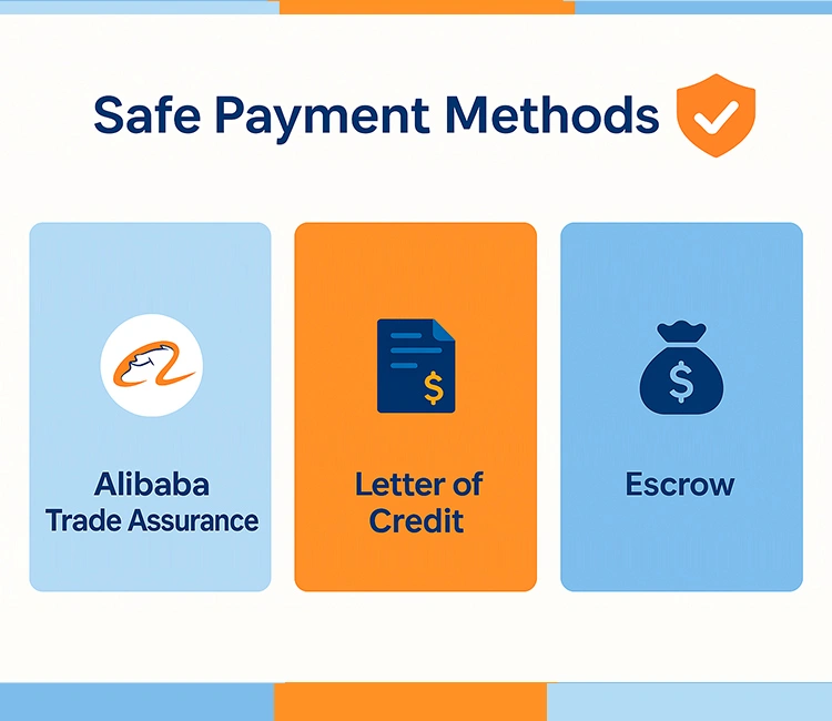 11 Prioritize Payment Safety Use Verified Trade Assurance Options of Ultimate Chinese Self-Cleaning Litter Box Suppliers Verification Checklist 2025 Safe payment methods when ordering from Chinese Self-Cleaning Litter Box Suppliers.
