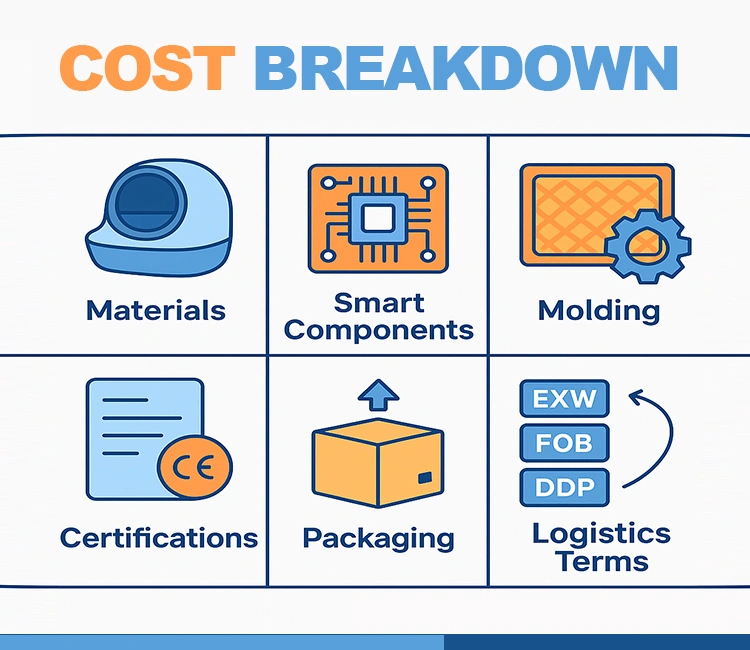 3 Understanding Pricing Structures of Negotiate with Chinese Automatic Litter Box Manufacturers: 7 Proven Tactics Key cost factors when working with Chinese Automatic Litter Box Manufacturers