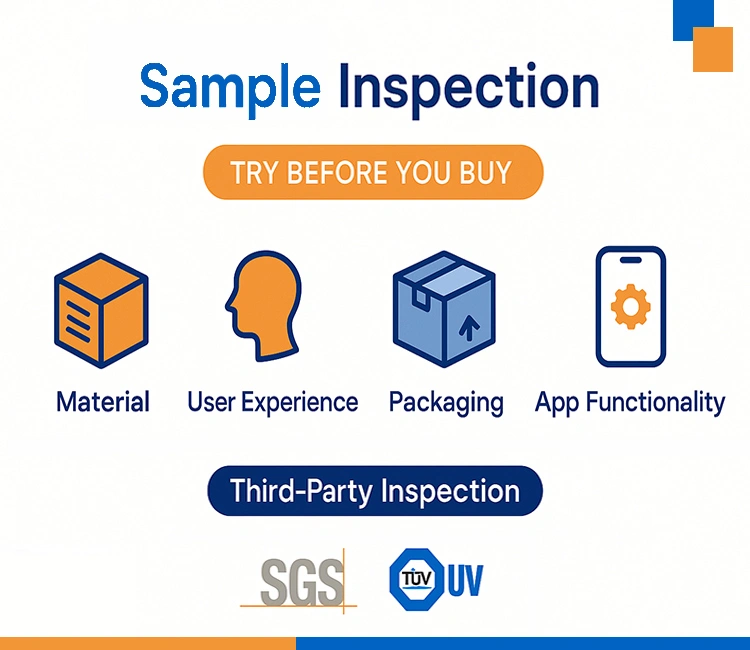5 Step 3 – Request and Evaluate Product Samples Dont Skip This Crucial Ste of How to Safely & Profitably Import Automatic Pet Feeder from China 2025 Sample inspection checklist to Import Automatic Pet Feeder from China covering material, user experience, packaging, and app functionality.