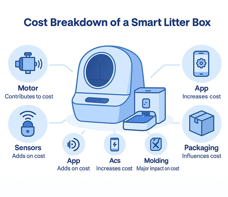 7 what exactly drives the cost of a smart cat litter of The Ultimate Guide to Import Smart Cat Litter Box from China 2025 Know what drives cost before you import smart cat litter box from China.
