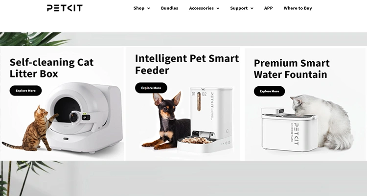 3 Top 10 Best Pet Product Manufacturers in China Petkit of Top 10 Best Pet Product Manufacturers in China Smart pet feeder and water fountain by Petkit, advanced pet product manufacturer in China