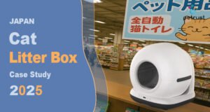 Cat Litter Box Japan Case Study of Home Cat Litter Box Japan Case Study 2025 retail display showcasing automated litter box in local Japanese store