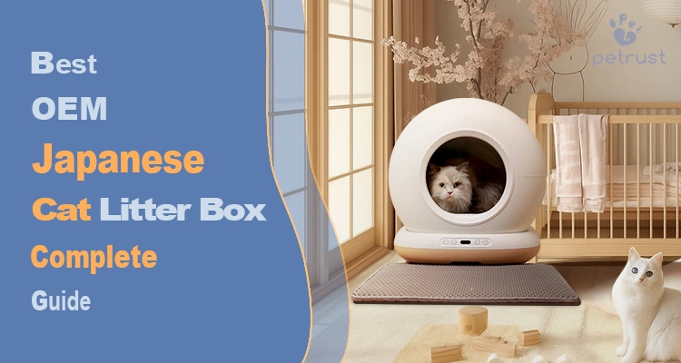 Modern Japanese cat litter box in minimalist home interior – OEM design guide 2025