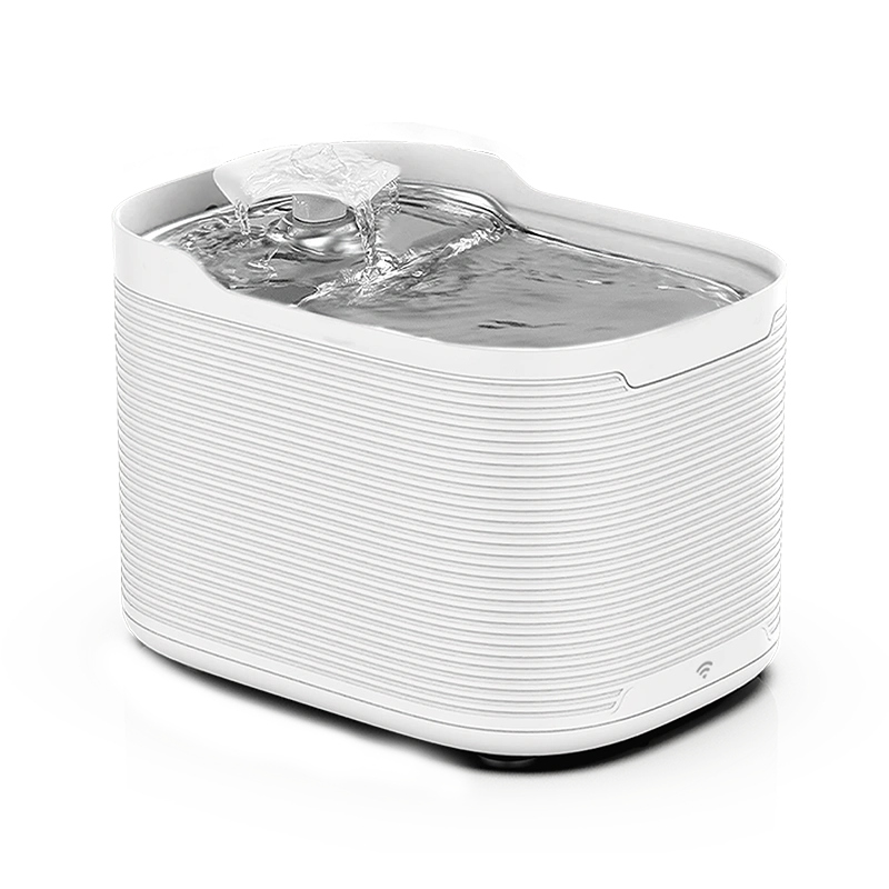 Petrust®️ WF315 Smart WiFi Pet Water Fountain in white – high-efficiency hydration for pets