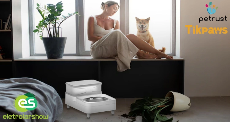 Petrust® na Eletrolar Show 2025 Bebedouros automaticos inteligentes para caes grandes of Petrust® na Eletrolar Show 2025 – Descubra as Tecnologias Inteligentes para Pets, Estande 2104 Bebedouro inteligente para cães grandes apresentado na Eletrolar Show 2025 pela marca Petrust®
