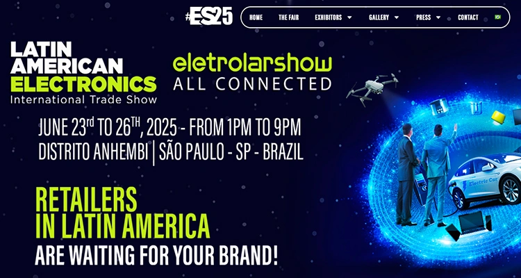 Petrust® na Eletrolar Show 2025 Site oficial da Eletrolar Show of Petrust® na Eletrolar Show 2025 – Descubra as Tecnologias Inteligentes para Pets, Estande 2104 Banner oficial da Eletrolar Show 2025 promovendo oportunidades para marcas de tecnologia na América Latina