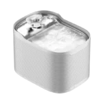 Petrust®️ WF215-Cordless-Pet-Water-Fountain in clean white color with minimalist styling