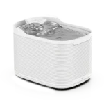 Petrust®️ WF315 Smart WiFi Pet Water Fountain in white – high-efficiency hydration for pets
