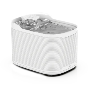 Petrust®️ WF315 Smart WiFi Pet Water Fountain in white – high-efficiency hydration for pets