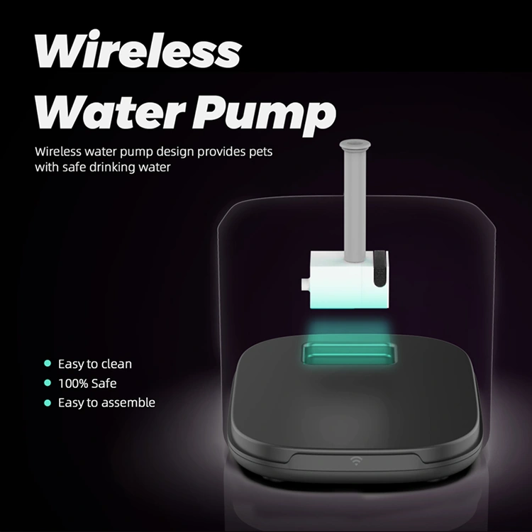 Petrust®️ WF315 Wireless water pump of Petrust®️ WF315 Smart WiFi Pet Water Fountain Petrust®️ WF315 Smart WiFi Pet Water Fountain featuring a wireless water pump for safety and hygiene