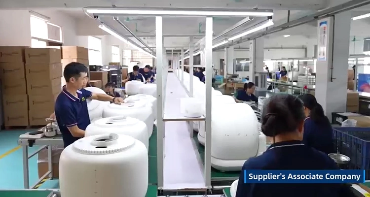 Reliable Automatic Pet Feeder Factory in China 1 of Automatic Pet Feeder Factory in China: How to Find a Reliable Supplier (2025 Guide) Assembly line workers at an automatic pet feeder factory in China assembling smart litter boxes