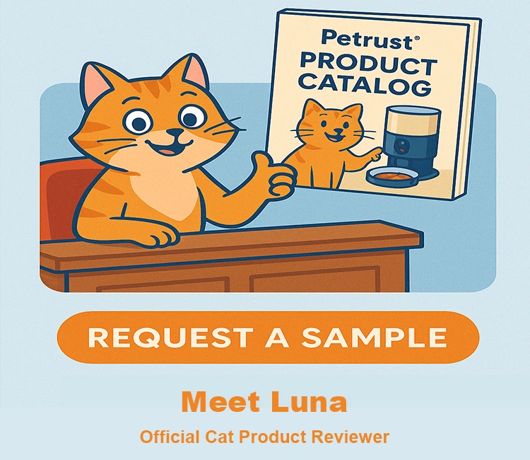 Request a Sample of Automatic Cat Feeder in Multi-Cat Homes with Luna the Reviewer