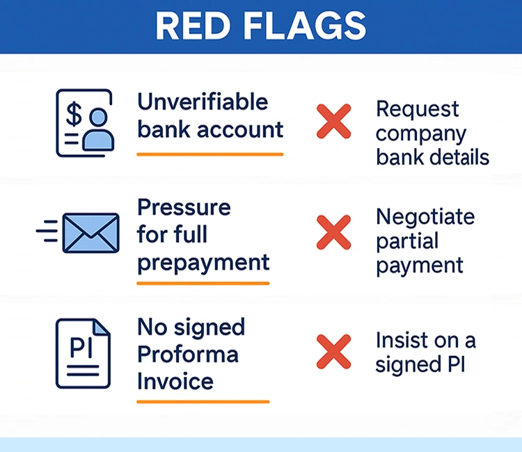 3 Red Flags to Watch Before You Pay Chinese Suppliers for Automatic Litter Box Orders of How to Pay Chinese Suppliers Safely for Automatic Litter Box Orders (2025 Guide) Red flags to avoid when you pay Chinese suppliers safely for automatic litter box orders