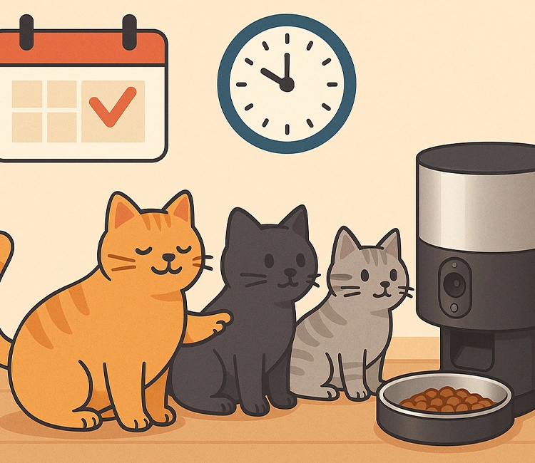 Monitor Feeding Habits with Smart Automatic Cat Feeder in Multi-Cat Homes