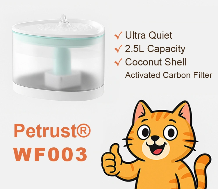 7 Petrust® WF003 Super Quiet Pet Water Fountain of Luna’s Fountain Files: My Honest Automatic Pet Water Fountain Review Loved by Cat & Brands Petrust WF003 Automatic Pet Water Fountain Review with Ultra Quiet Design
