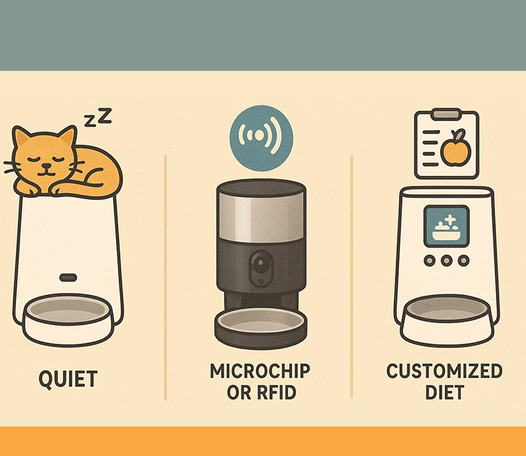 Choosing the Best Automatic Cat Feeder in Multi-Cat Homes: Quiet, RFID, and Custom Diet Options