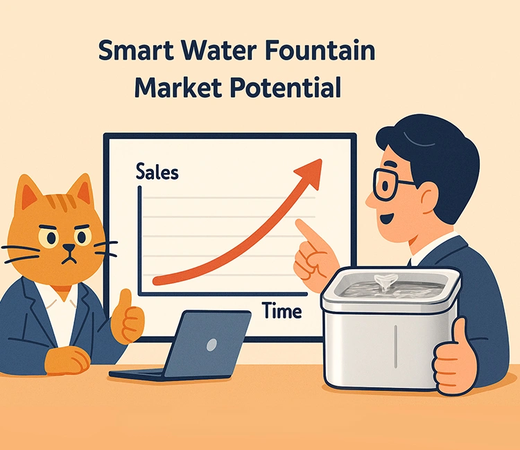 8 Why Smart Pet Brands Should Tap Into This Flow of Luna’s Fountain Files: My Honest Automatic Pet Water Fountain Review Loved by Cat & Brands Automatic Pet Water Fountain Review Market Potential Growth Chart