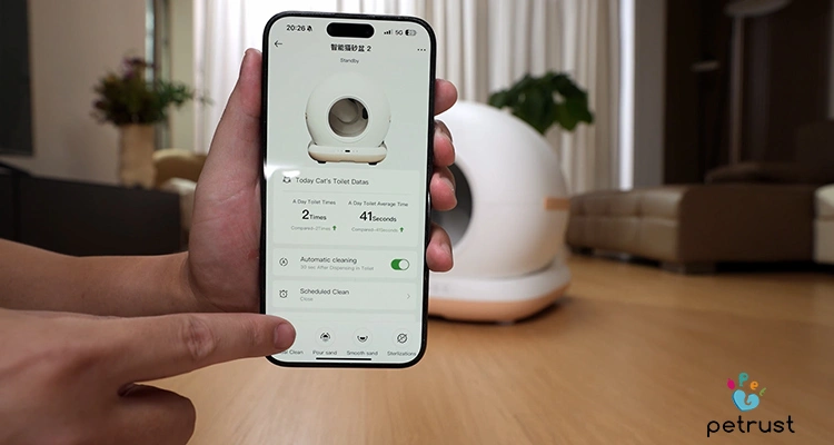 App Monitoring Features of the Best Automatic Litter Box: Litter Robot vs Petkit